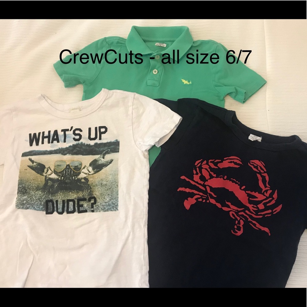 CrewCuts boys shirts - size 6/7